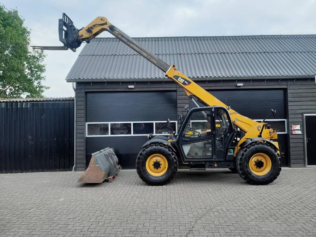 Chariot télescopique Caterpillar TH 407ag | Airco 40 km/h — occasion 2010, 6 586 h
