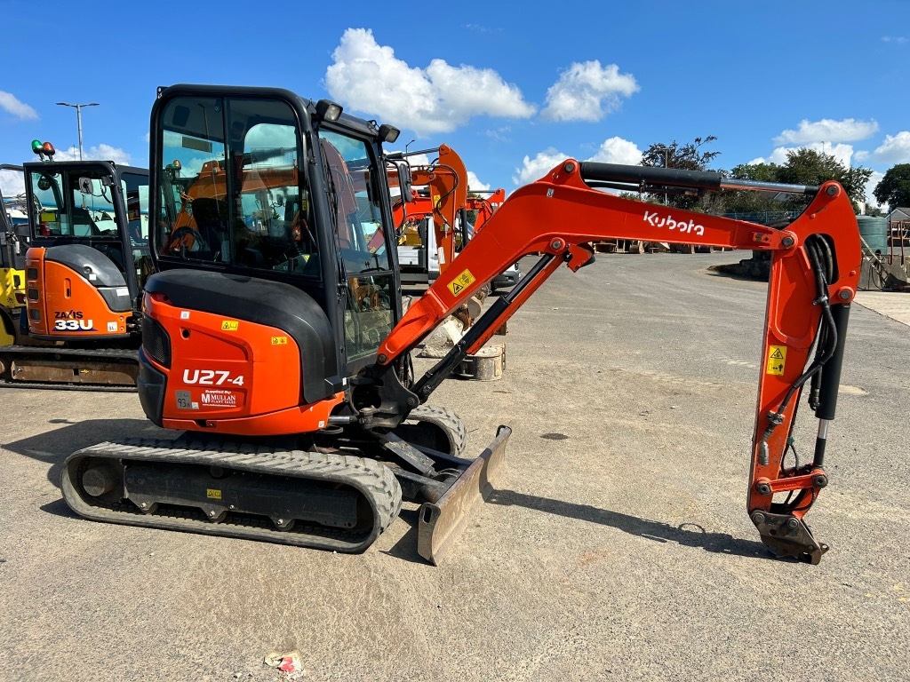 Mini-pelle Kubota U27-4 — occasion 2022, 3 387 h