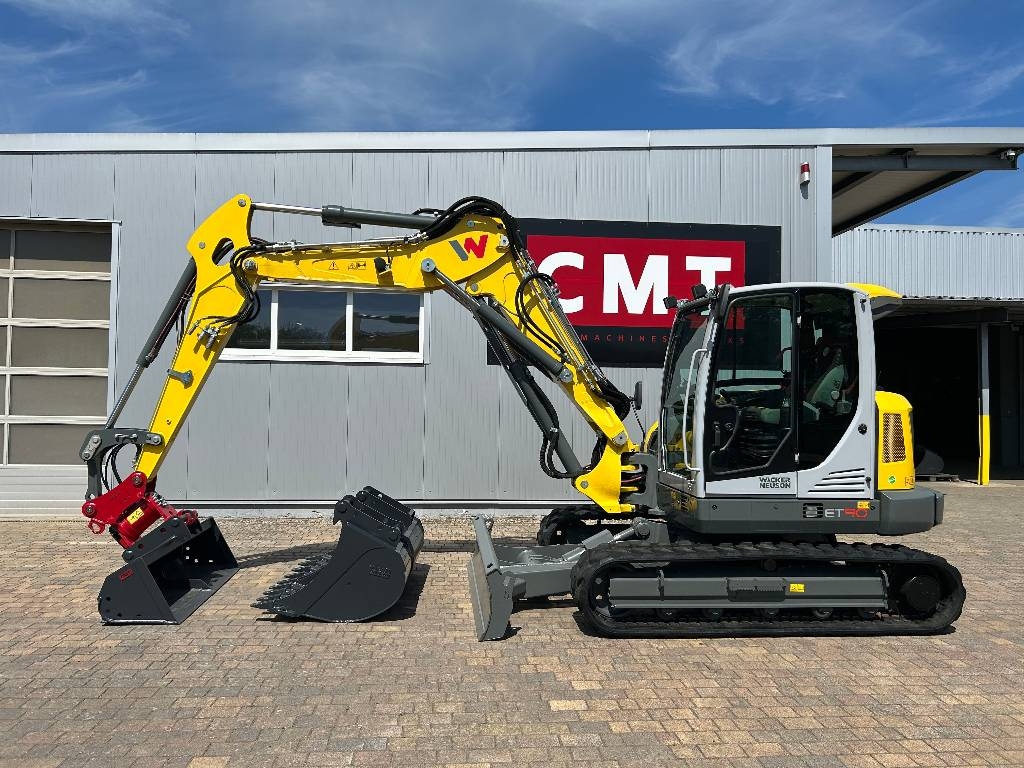 Mini-pelle Wacker Neuson ET90 Verstellausleger*2021*1254H*Powertilt*3xLöffe — occasion 2021, 1 254 h