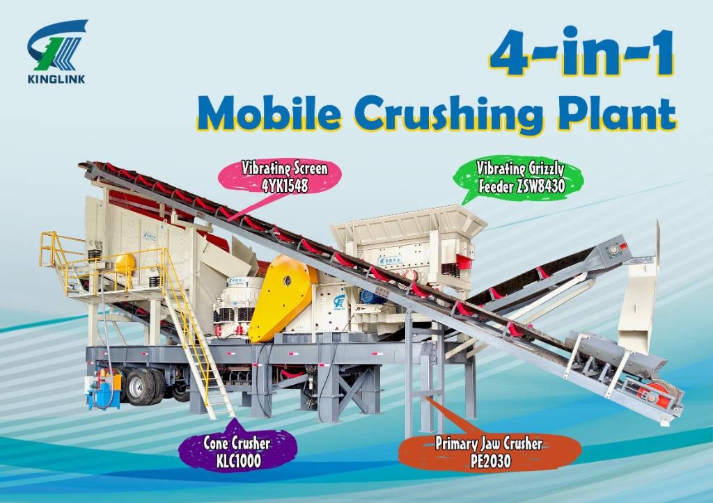 Kinglink Mobile Crushing Plant KLW-PE2030C1000Y1548-2