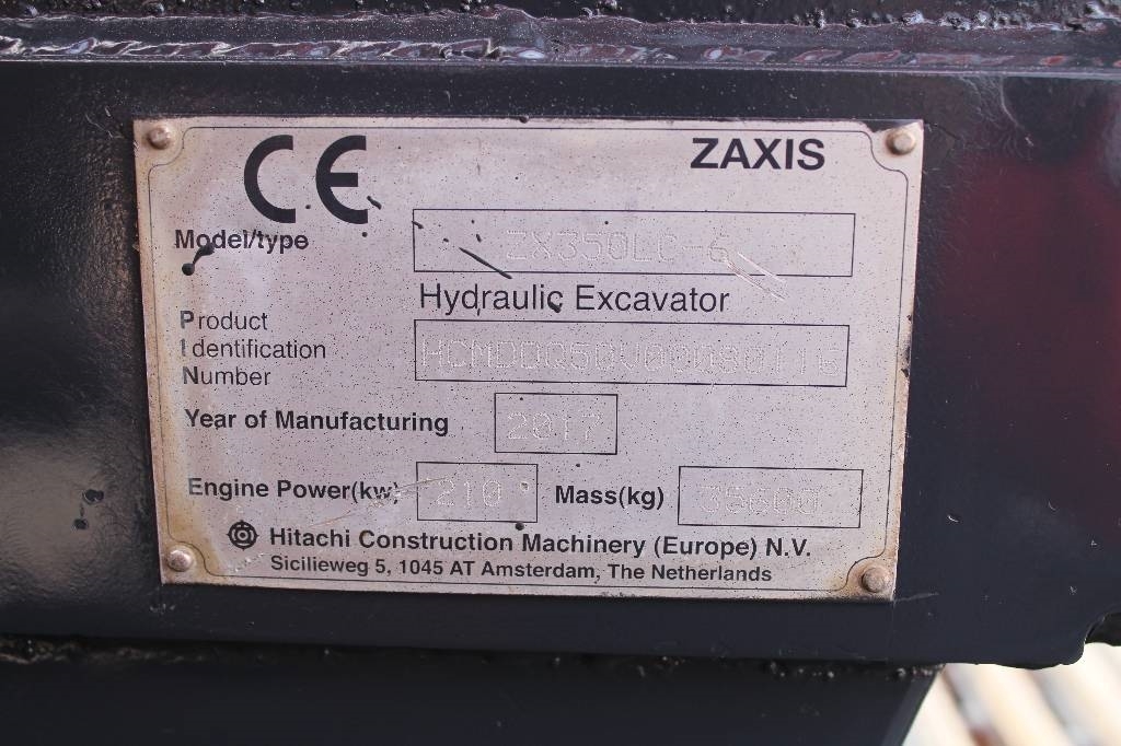 Hitachi ZX 350 LC-6 / Anschluss NTP30, Fett kuva 21