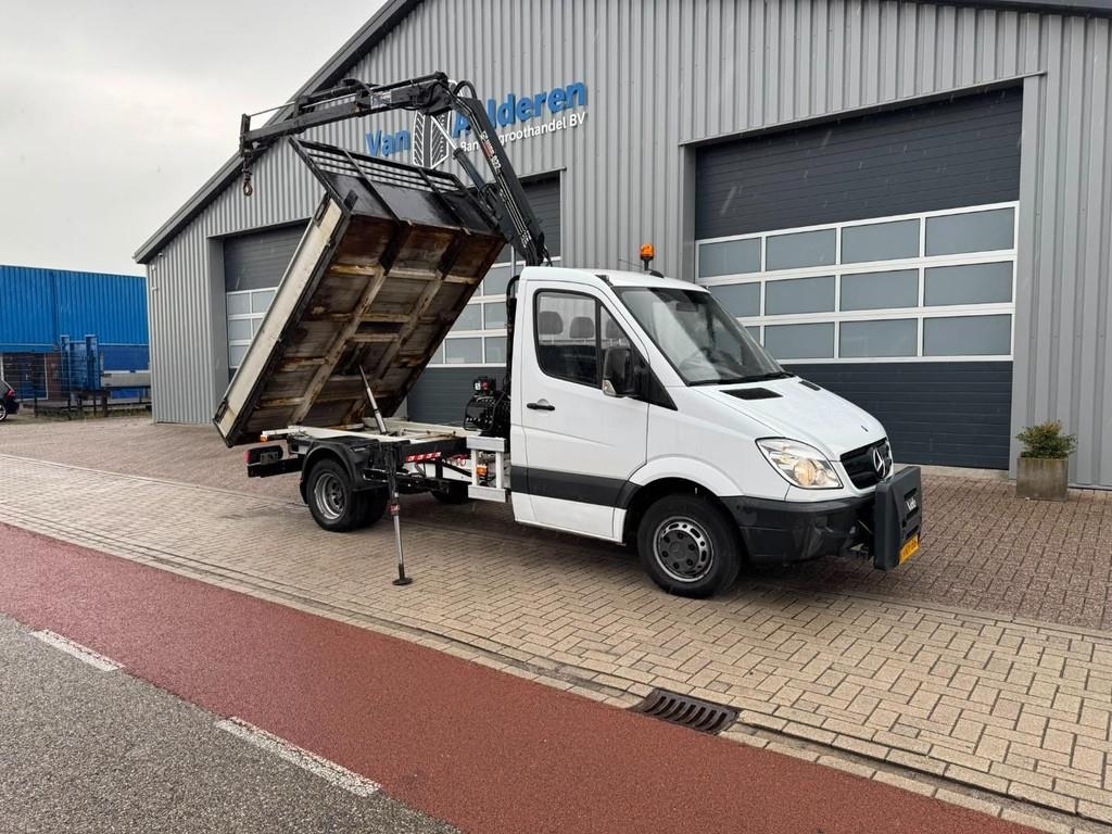 Camion benne Mercedes-Benz 513 CDI, Hiab 022-2 — occasion 2011