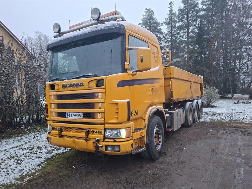 Camion benne Scania R164 — occasion 2002