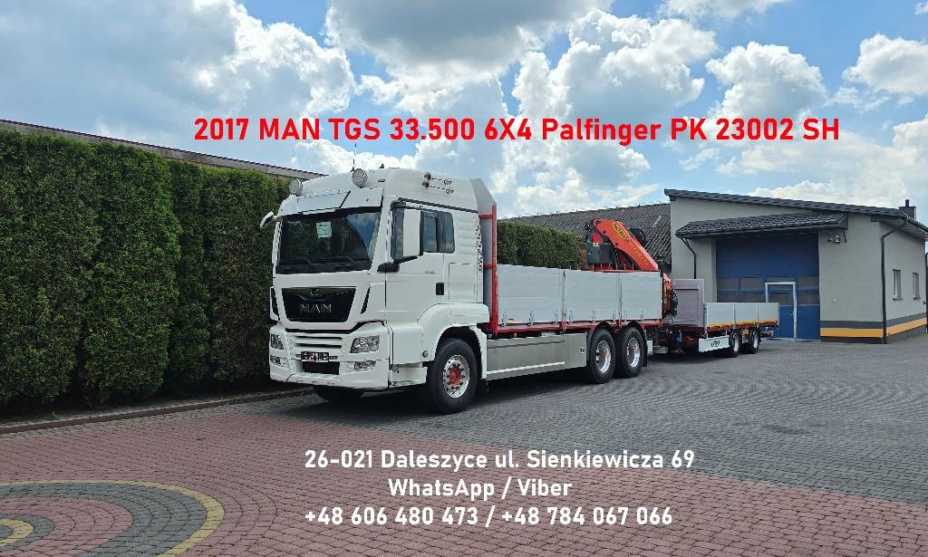 MAN TGS 33.500 6x4 HDS Palfinger PK 23002 SH
