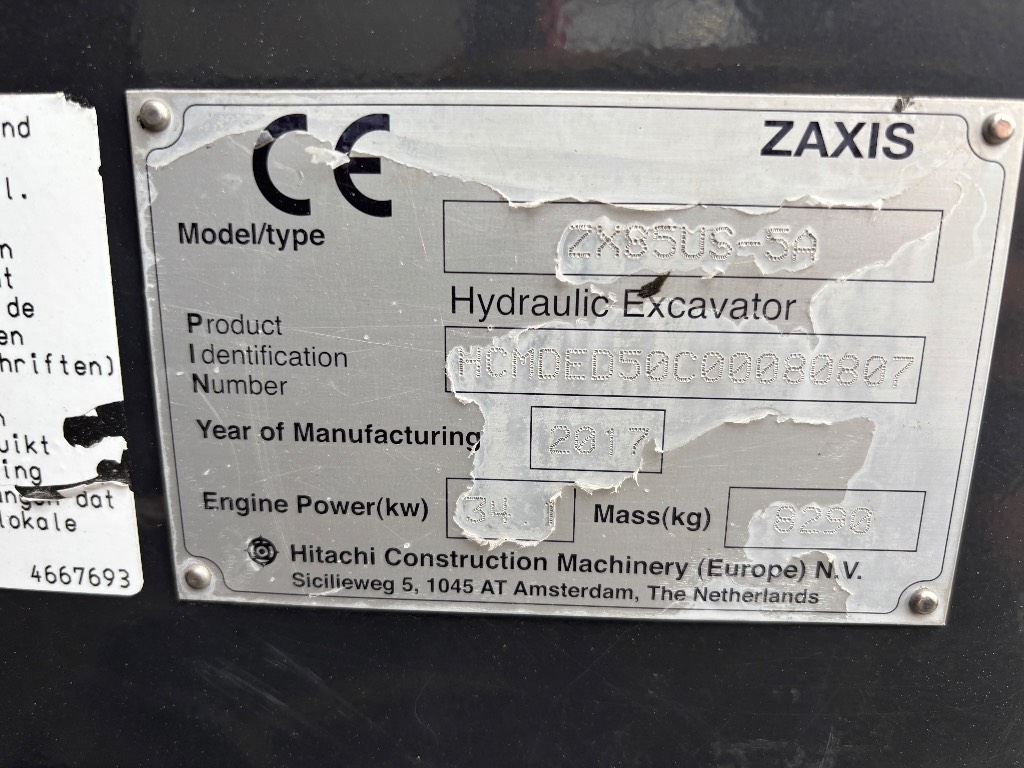 Hitachi ZX 85 US / Engcon, Kauha, Rasvari, Huollettu! kuva 8