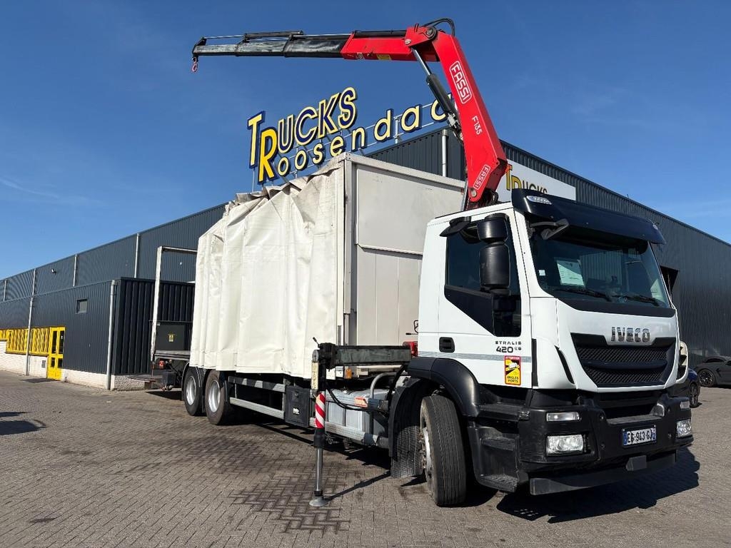 Iveco Stralis 420 + 6X2 + FASSI F 135 - 3X EXT. + REMOTE