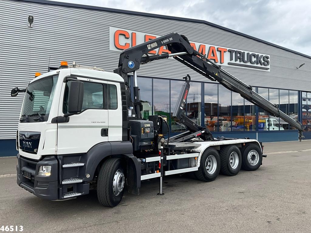 MAN TGS 35.400 8x4 Euro 6 Hiab 18 Tonmeter laadkraan J