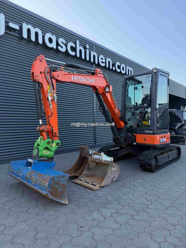 Mini-pelle Hitachi ZX 33 U-5, 1.Hd. nur 1455 h — occasion 2017, 1 455 h