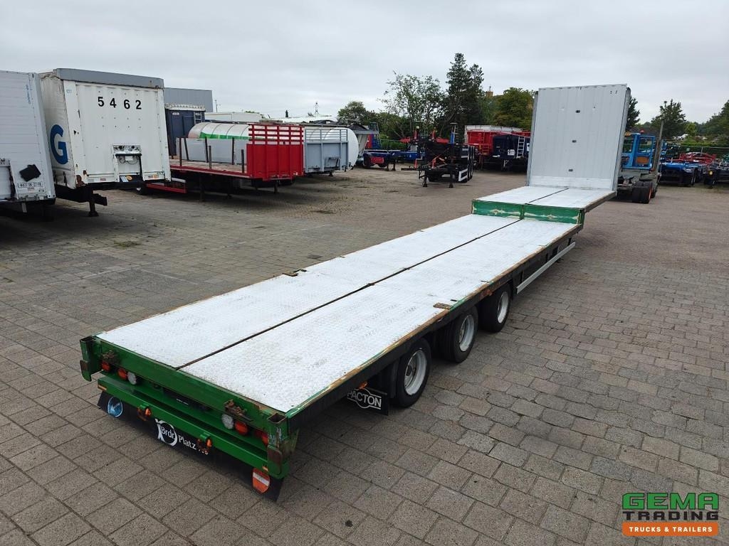 Pacton SXD3 Semi Low Loader 13.6m - Trailing Axle - Elect