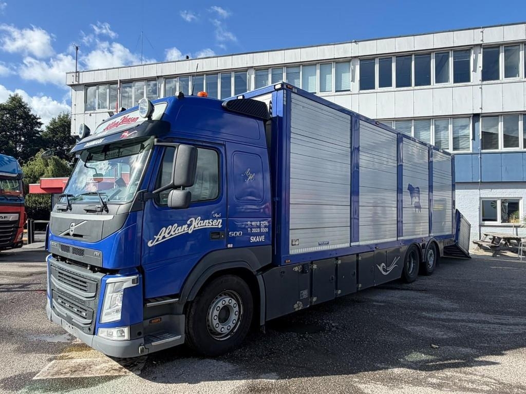 Camion bétaillère Volvo FM 500 6X2 EURO 6 + MENKE — occasion 2017