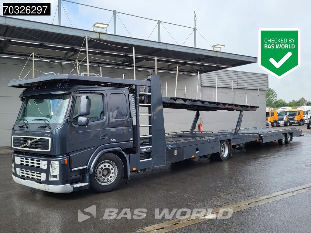 Volvo FM 340 FM 4X2 Tijhof Car transporter Full Air susp