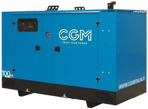 Iveco FPT 100 kVA dieselaggregaatti kotelossa