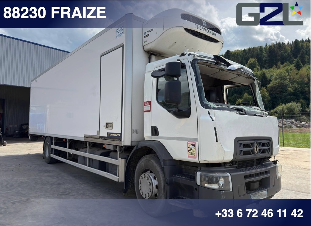Camion frigorifique Renault D19 WIDE 320 *ACCIDENTE*DAMAGED*UNFALL* — occasion 2018