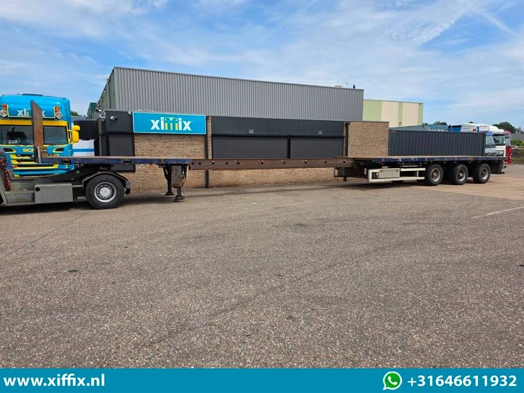 Nooteboom 3-axle flat extendable trailer, 3x hydr. steering