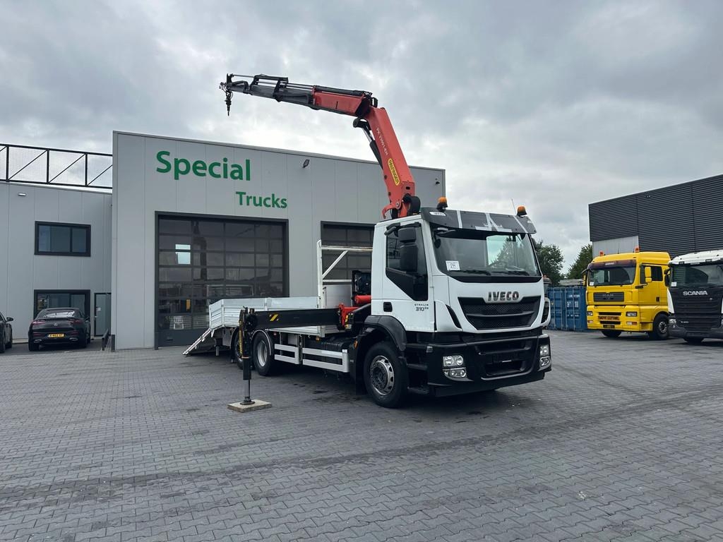 Camion porte-engins Iveco Stralis 310 6x2 / Euro 6 / Palfinger PK 23001-EH B — occasion 2015