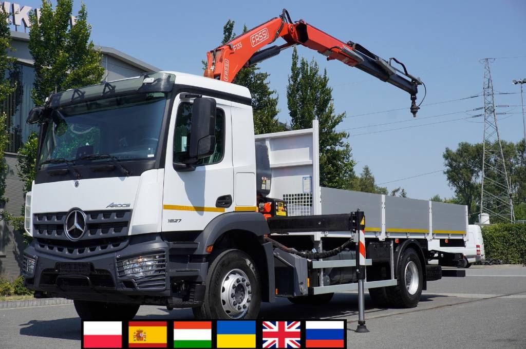 Mercedes-Benz Arocs 1827 4x2 / 70 tho km!!! / Fassi F135A.0.22