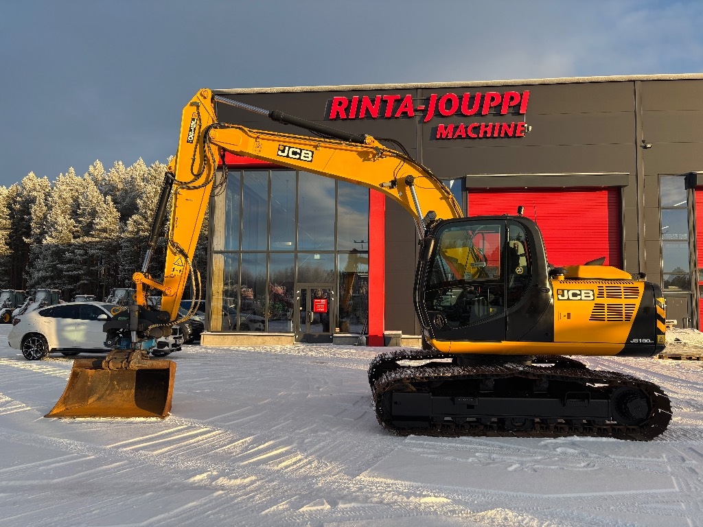 JCB JS 160 LC / Uudet ketjut, Pyörittäjä, Rasvari, ym!