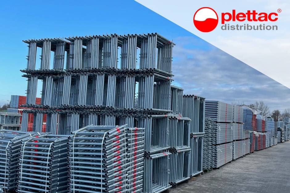 Plettac Distribution Frame scaffolding, set 240m2,