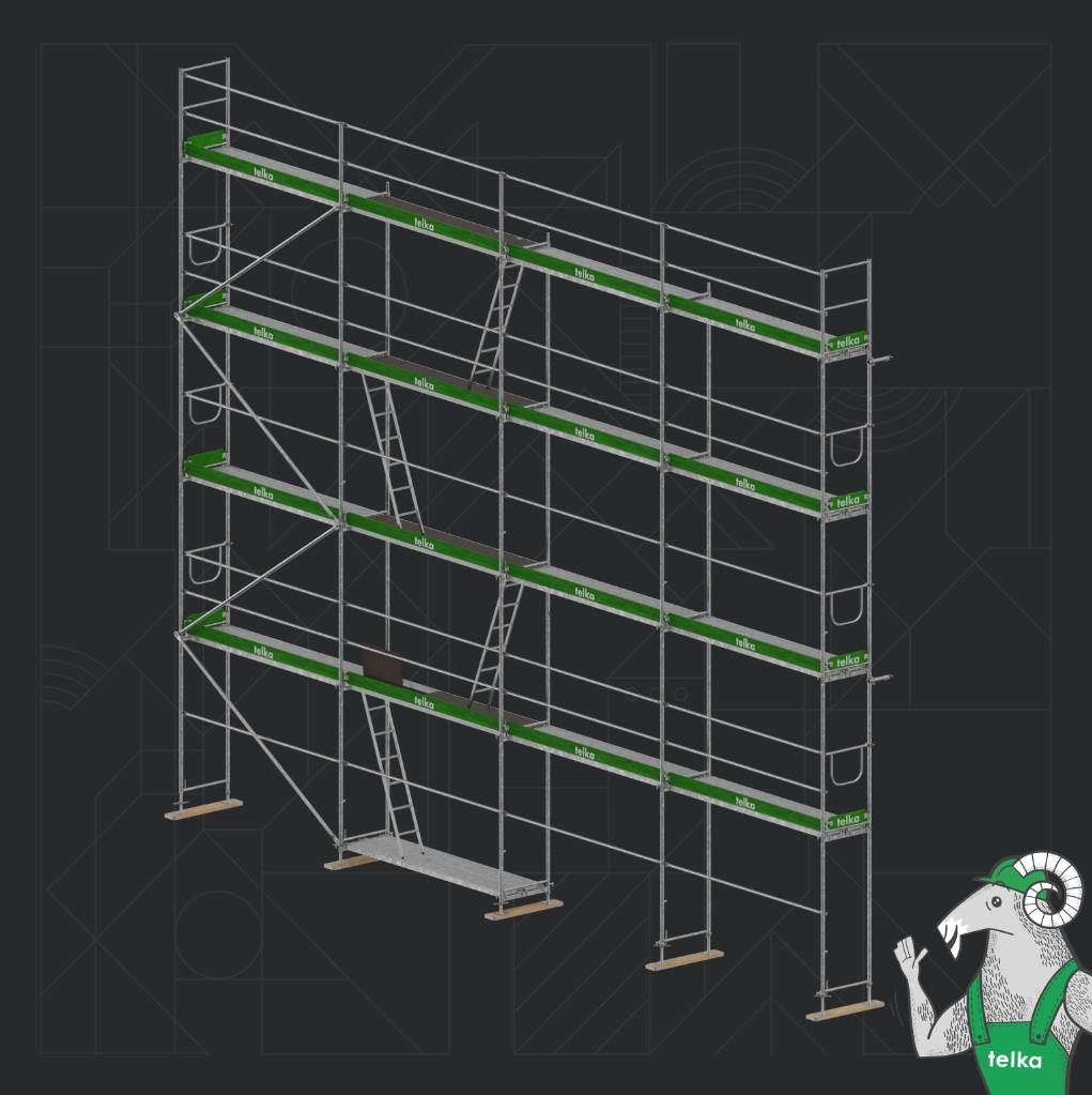 Telka 120m2 Scaffolding