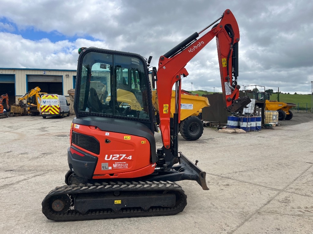 Mini-pelle Kubota U27-4 — occasion 2022, 3 960 h
