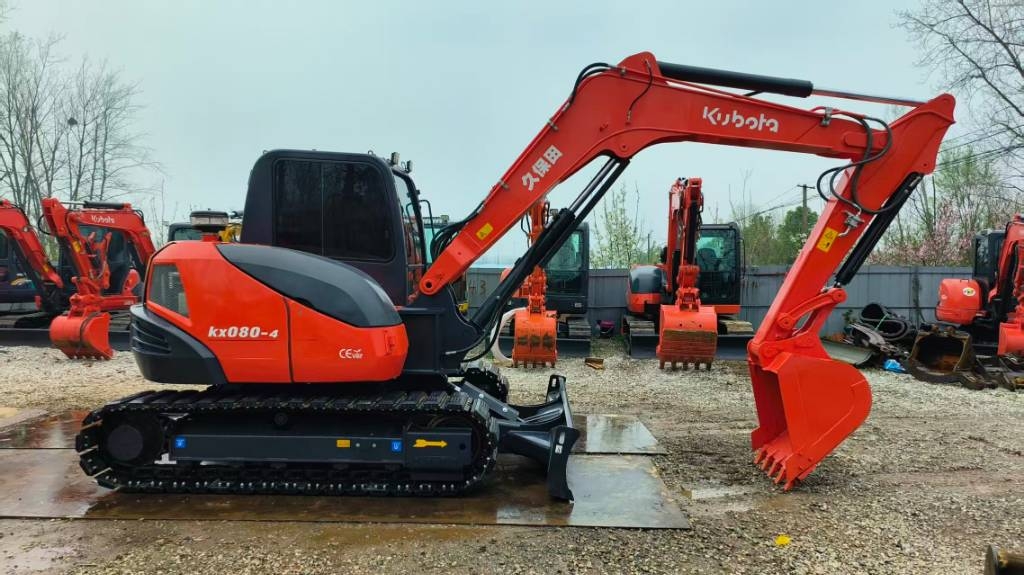 Mini-pelle Kubota KX 080-4 — occasion 2024, 638 h