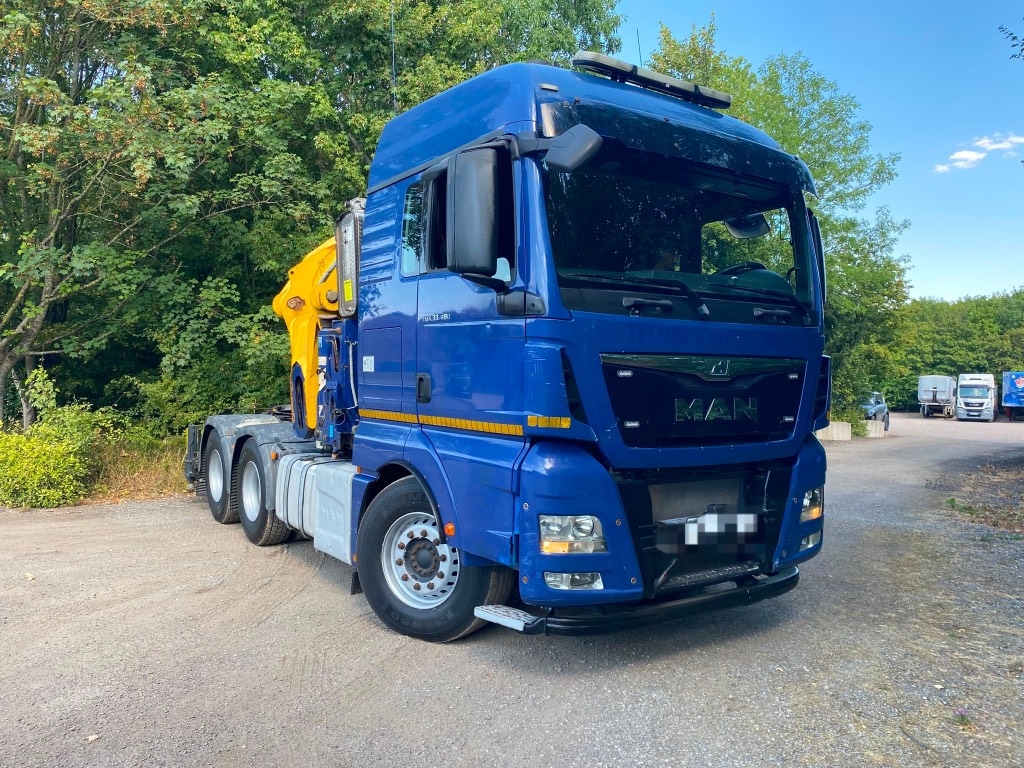 MAN TGX 33.480 mit Cormach Schwerlastkran / Scania
