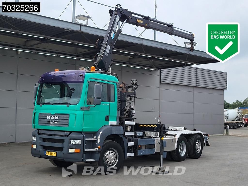 MAN TGA 26.360 TGA 6X2 HIAB 166B-2 CL Crane + 20t Hook