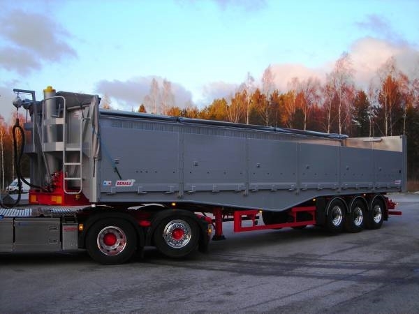 Benalu Aluberry 13,5m VIKT 8 TON TIPPTRAILER med dörrar
