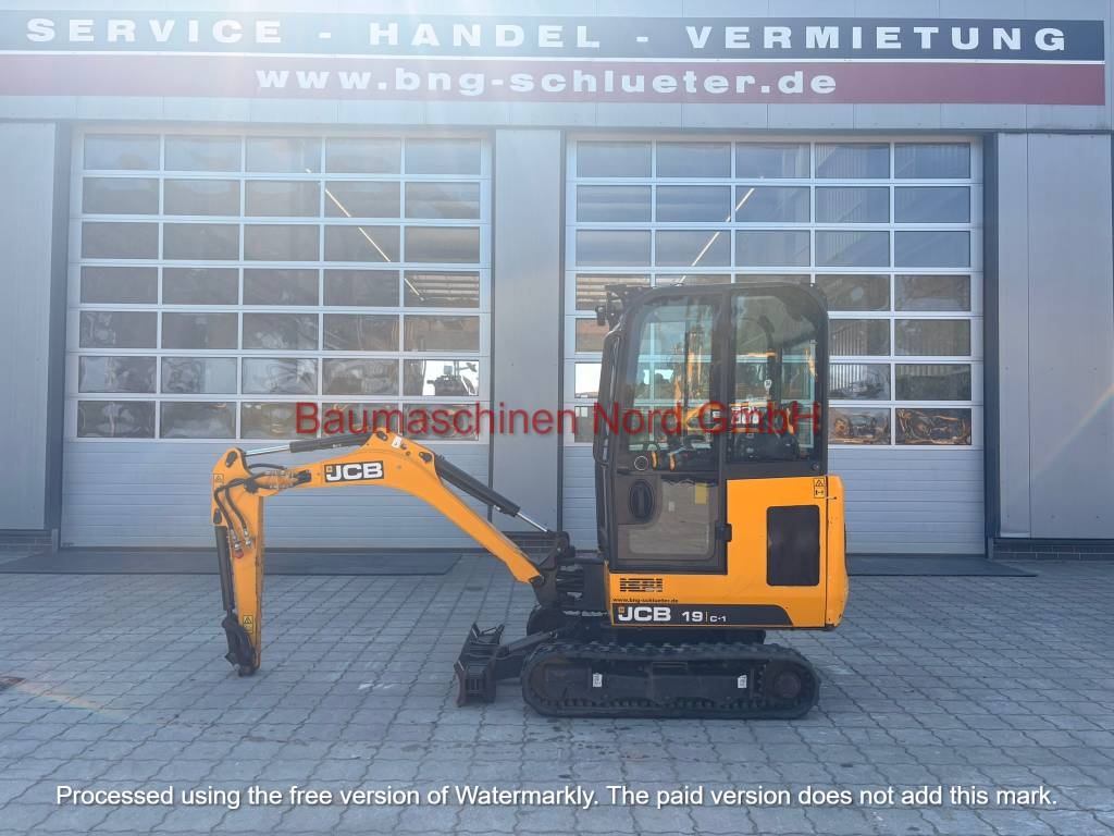 Mini-pelle JCB 19C-1 gebraucht BJ 2023 1.680h — occasion 2023, 1 680 h