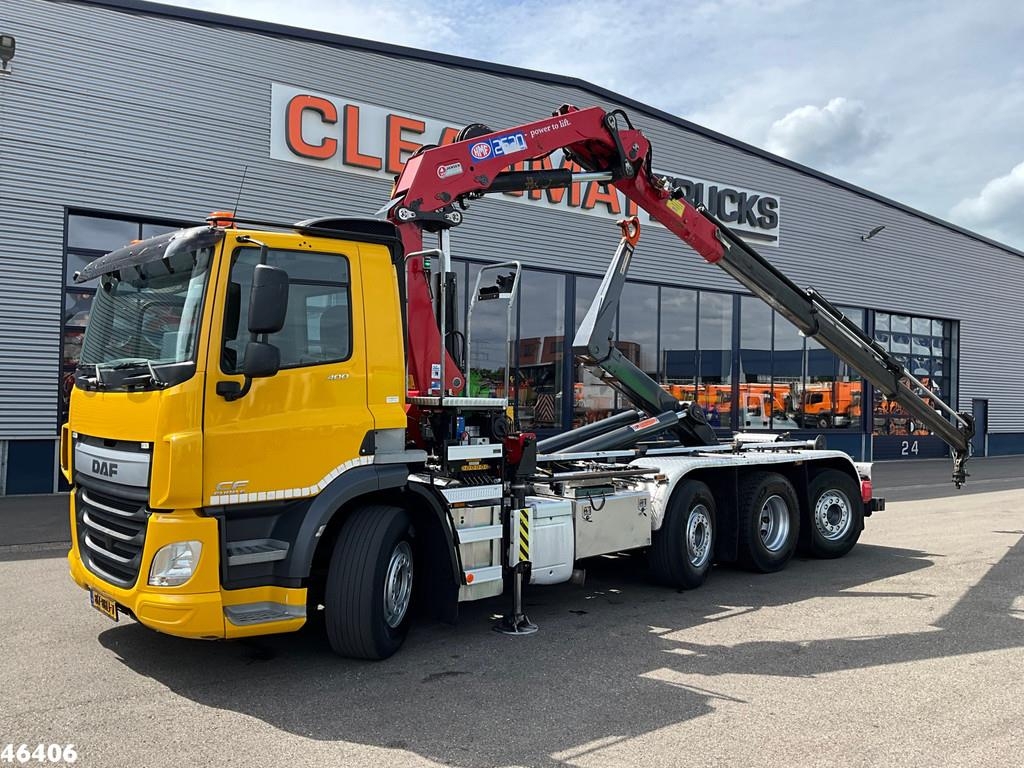 DAF FAQ CF 400 8x2 Euro 6 HMF 26 Tonmeter laadkraan Ju