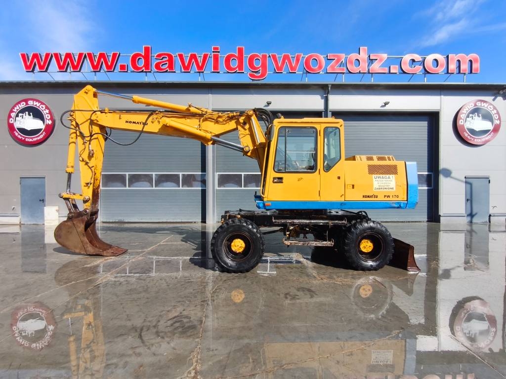 Pelle sur pneus Komatsu PW 170-5K — occasion 1993