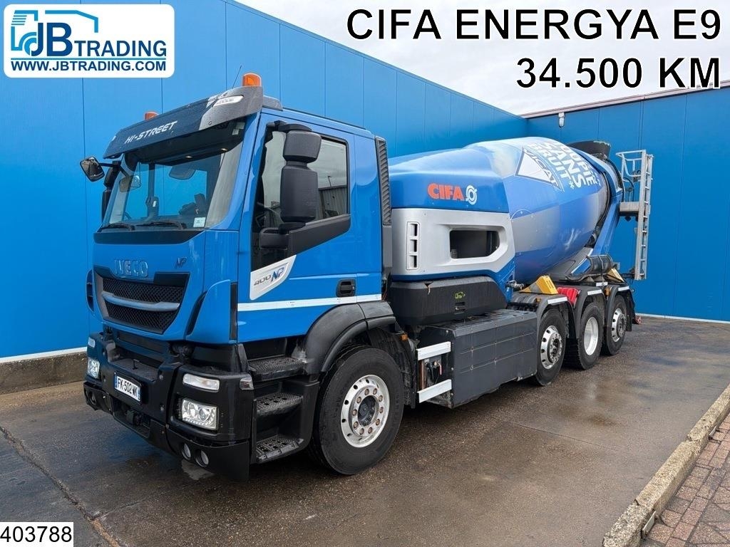Iveco Stralis 400 CNG 8X2, EURO 6, CNG, CIFA 9m3, Electr