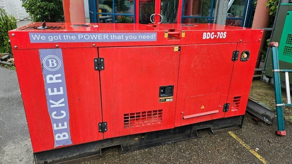 Becker 70 KVA - Occasie diesel generator - Javac