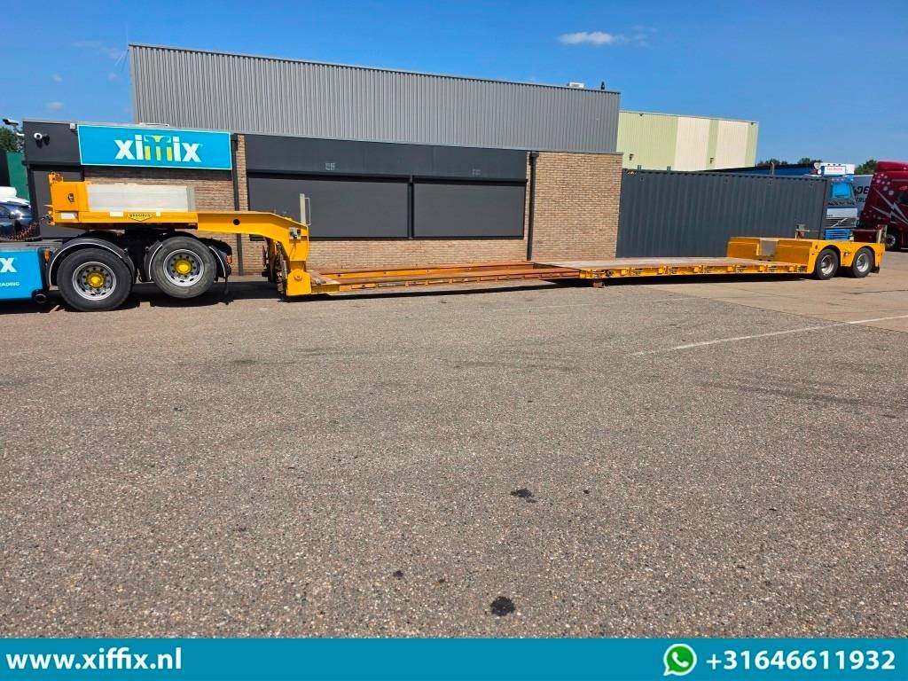 Broshuis 2-axle extendable lowloader, removable neck, SL!