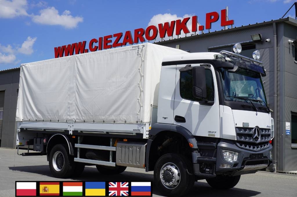 Mercedes-Benz Arocs 1827 / 10 tho. km!!! / 4x4 / Curtainsider