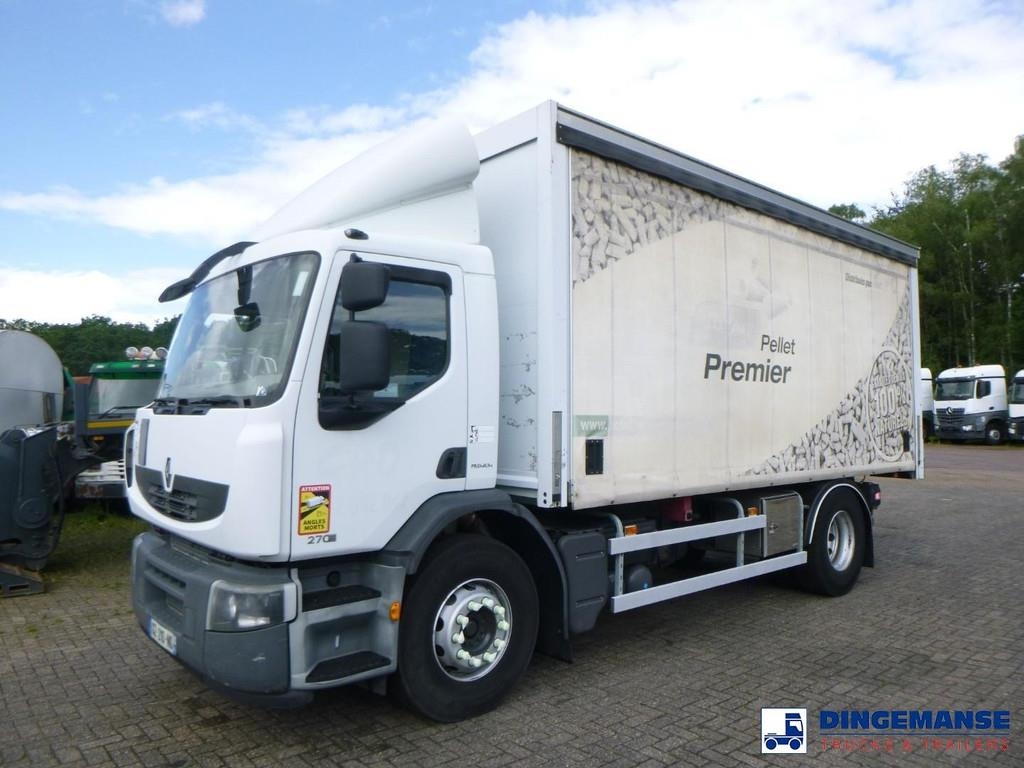 Renault Premium 270 4x2 curtain sider + Transmanut forklif