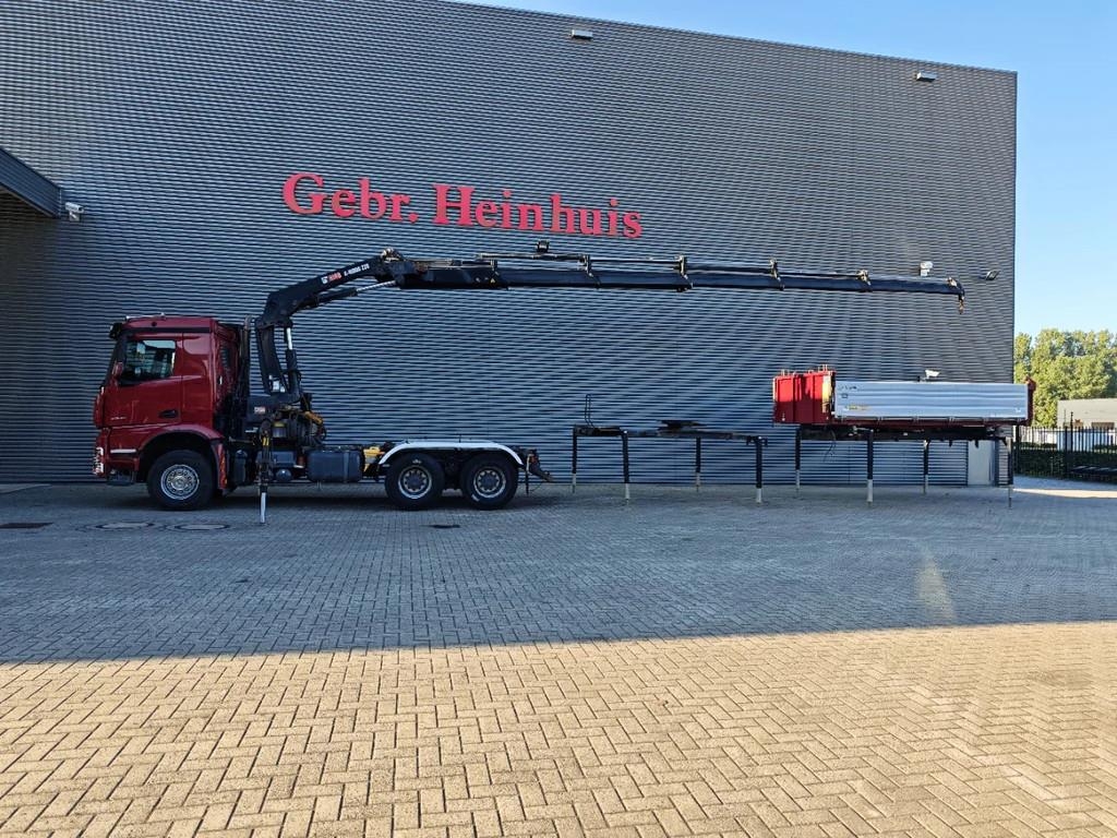 Mercedes-Benz Axor 2648 6x4 Hiab X-Hiduo 228E-5 Dautel 3 seitenk