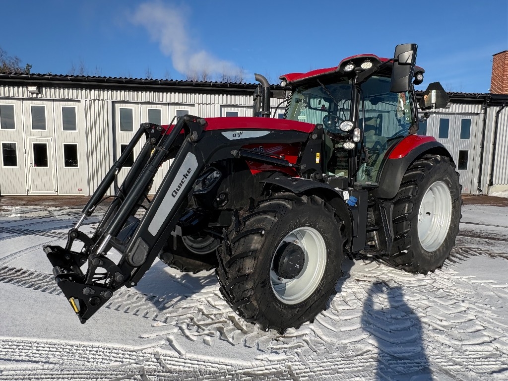 Case IH Maxxum 135 CVX, Quicke Q5, 1.335tim