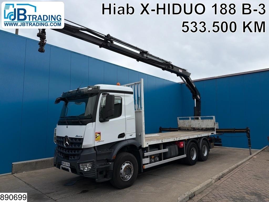 Mercedes-Benz Actros 2640 6x4, EURO 6 , HIAB, Remote
