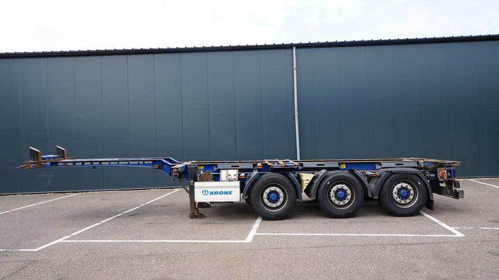 Krone 3 axle container chassis extendable trailer