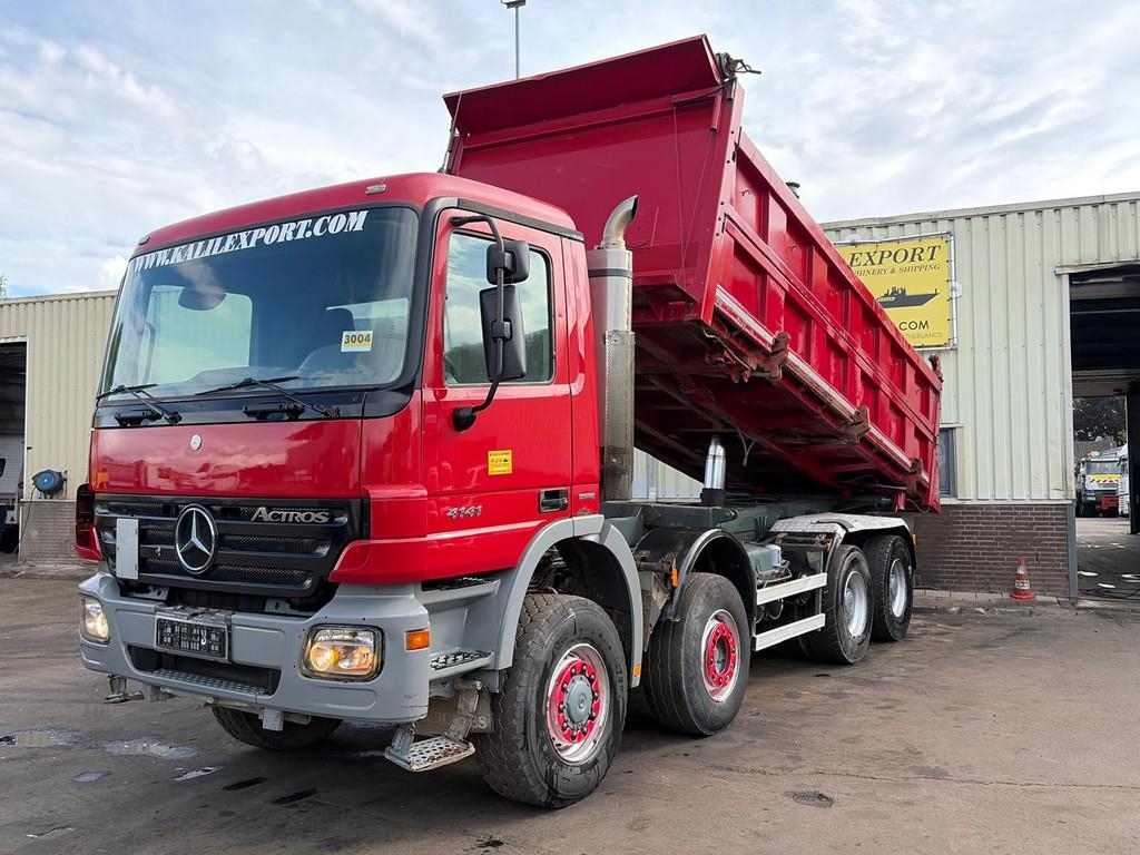 Camion benne Mercedes-Benz Actros 4141 - 8x6 - Full Steel Suspension — occasion 2006