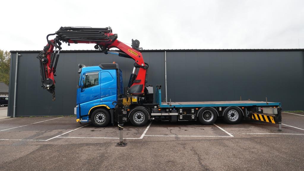 Tracteur routier Volvo FH 540 8x2 flatbed with Palfinger PK 92002 c — occasion 2020