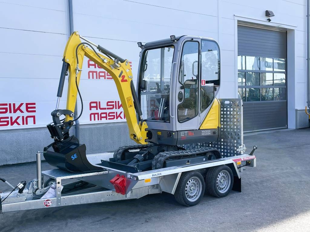 Wacker Neuson ET 16 med maskintrailer
