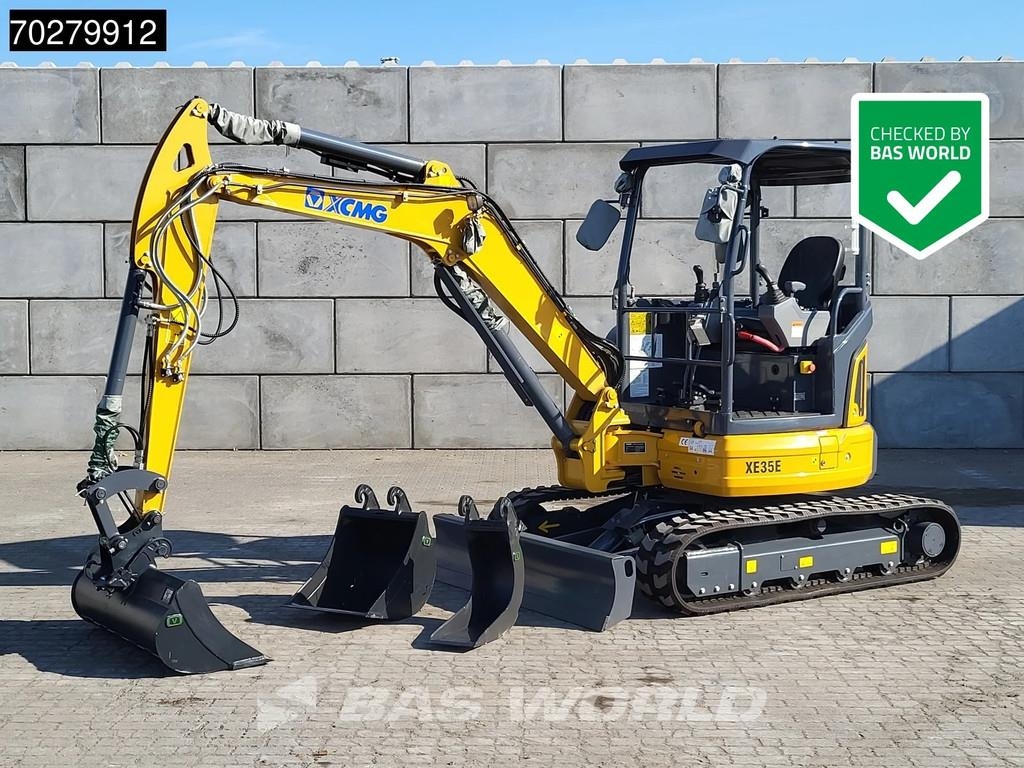 XCMG XE35 E FACTORY WARRANTY - CW / 3 BUCKETS - YANMAR