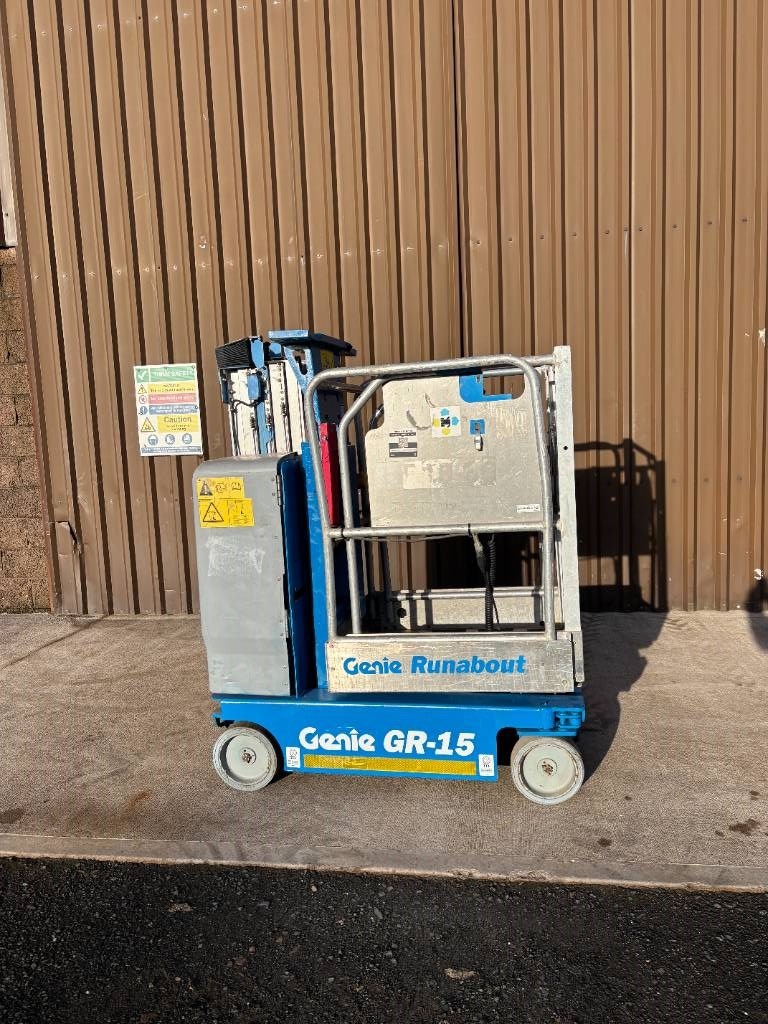 Nacelle à mât vertical Genie GR 15 Runabout — occasion 2015, 252 h