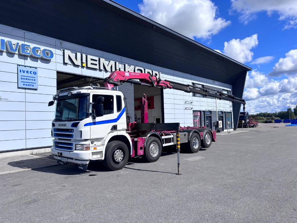 Scania P420 8x2 HMF 2420+ koukkulaite