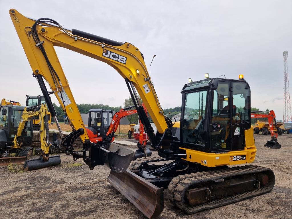 JCB 86 c-2 2022r Klimatyzacja hydrauliczne szybkozł