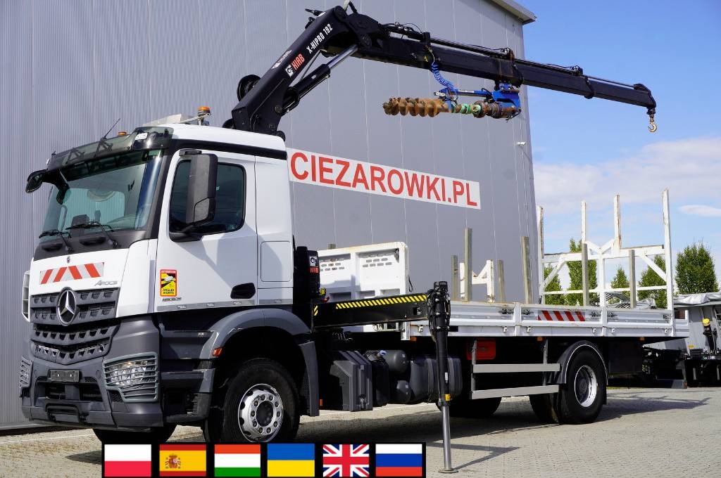 Mercedes-Benz Arocs 1833 4x2 / 60 tho. km! / HIAB X-HIPRO 192 ES