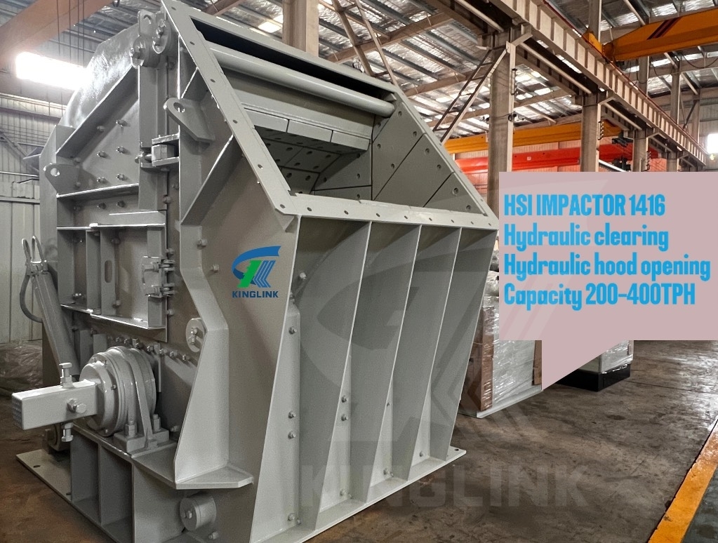 Kinglink KPF1416 HSI horizontal shaft impact crusher
