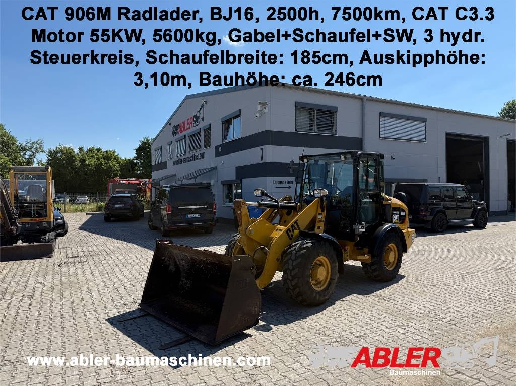 Chargeuse sur pneus Caterpillar 906M 55 kW 5600 kg — occasion 2016